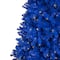 7ft. Pre-Lit Royal Blue Pine Artificial Christmas Tree, Clear Lights
